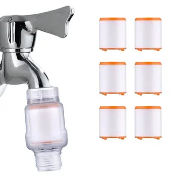 Filtro Depuratore per Rubinetto da Cucina con 6 Elementi Filtranti Universali per Acqua del Rubinetto e Doccia