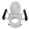 Elder People Fixed hdpe Portable Bidet Armrest Elevated Commode Raised Toilet Seat 1