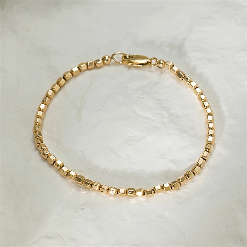Bracciale con perline di pietre preziose colorate in pietra naturale, gioielli fatti a mano per le vacanze estive dolci e carine delle donne bohémien  36