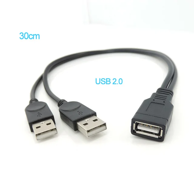 Cavo OTG Micro USB A 2 USB Femmina - Splitter Per Tablet Android, Smartphone, PC - Foto 2