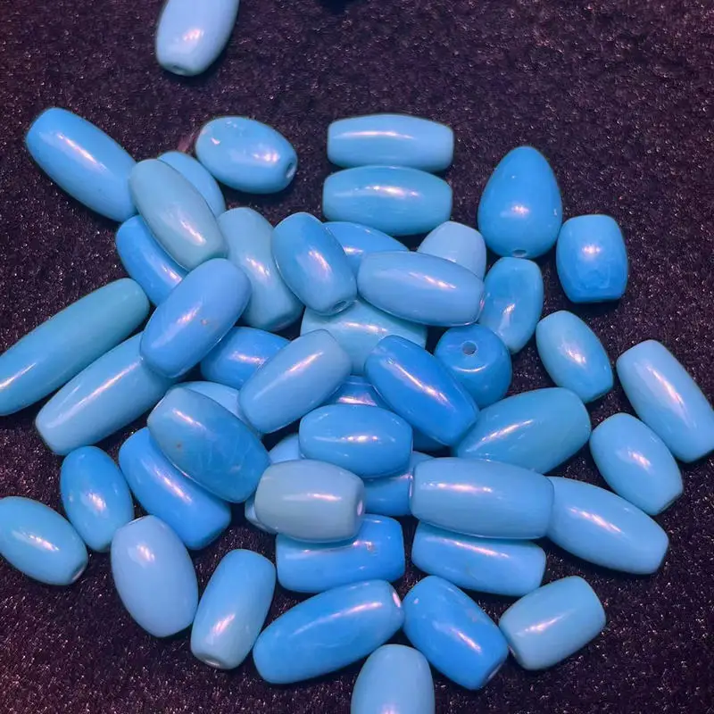 Special Offer! Special Offer! Handmade Natural American turquoise beads are colorful, and perforated bracelets an