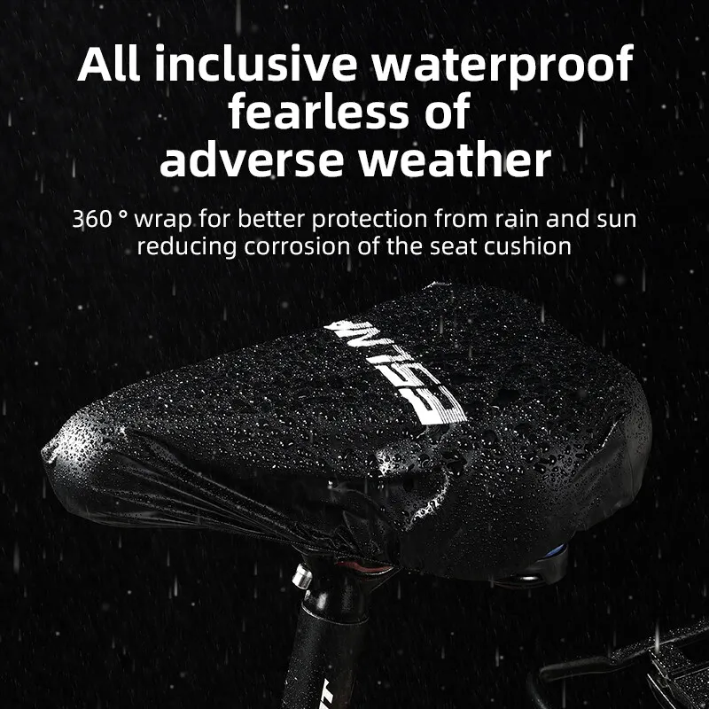 Waterprooof Bike Saddle Cover Elastic MTB Seat Cover Ultralight Portable Road Bicycle Saddle