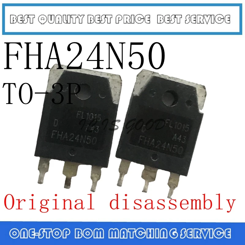 

10 шт.-50 шт., оригинальная разборка GPT24N50G HX24N50 FHA24N50 TSA24N50M SLW24N50C CS24N50 FQA24N50 FDA24N50 24A 500 в