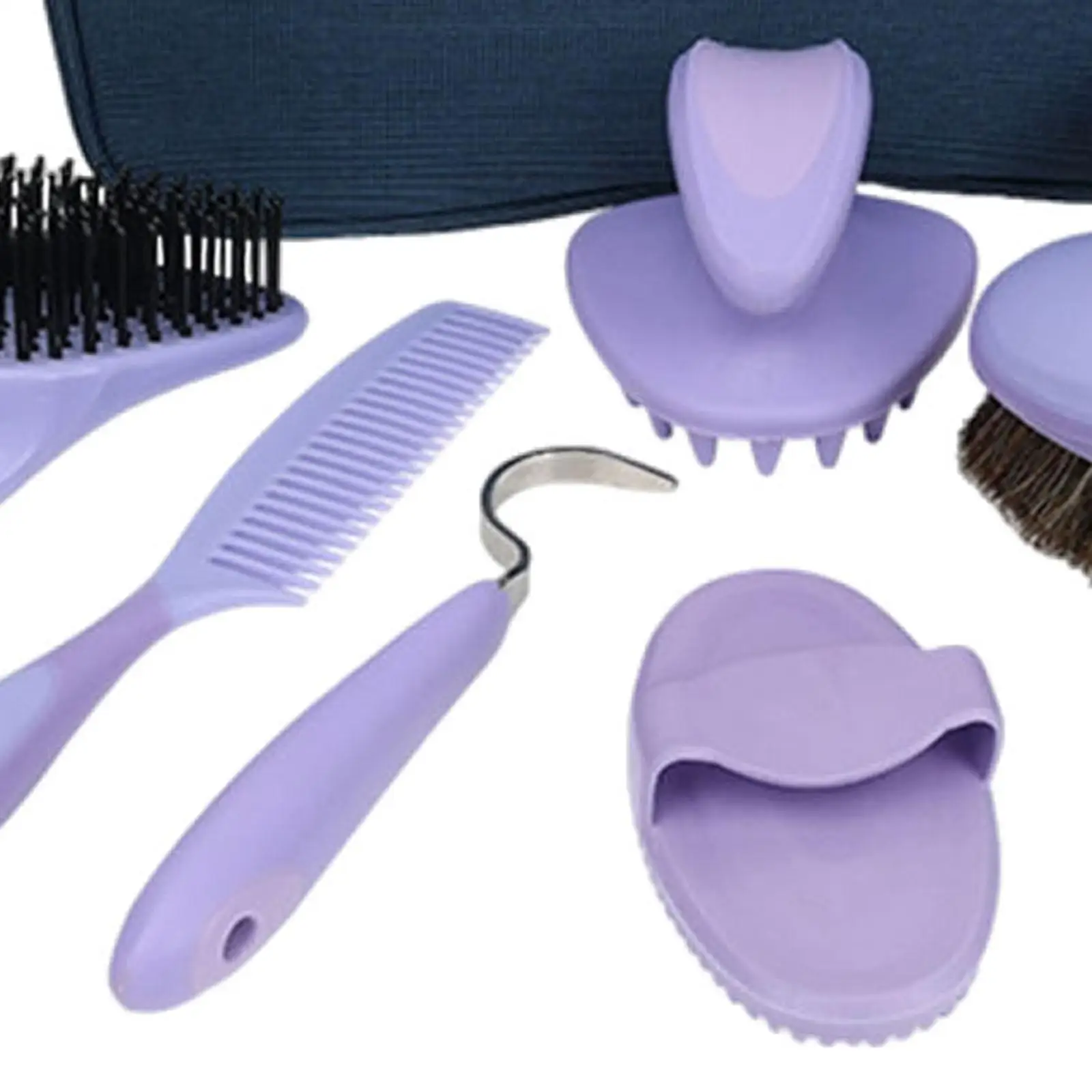 8x Maintenance Set Horse Cleaning Brushes for Horse Riders Beginners Adults