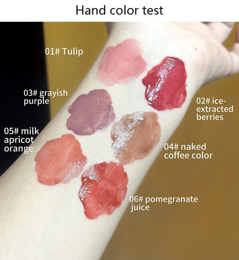 Schwarzer Spiegel Lip Glaze Feuchtigkeitsspendender Lip Tint_voghion.com