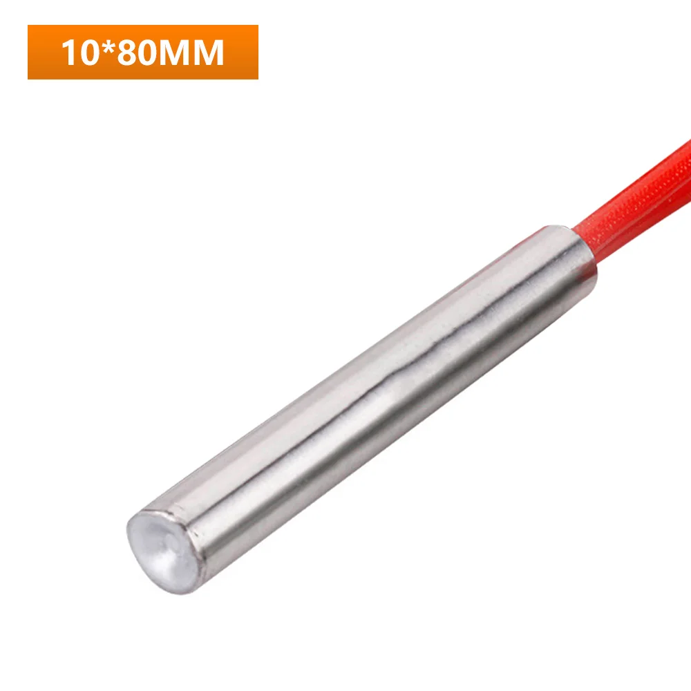 AC 220V 100/150/180/200W Mold Cartridge Heaters Heating Element Cylindrical Tubular 6mm/8mm/10mm for Metal Mold Heating