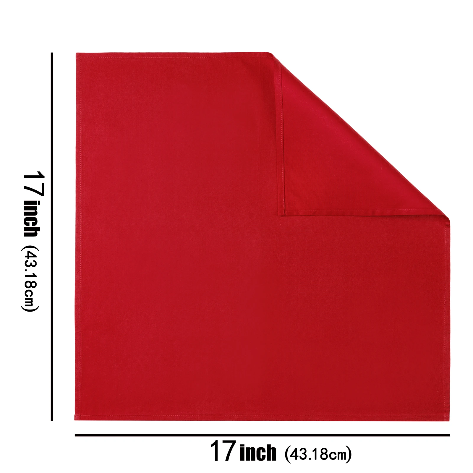 Polyester napkins Cloth Polyester Napkins Washable Dinner Fabric Napkins Hemmed Edges Parties Weddings Holiday Pack of 12