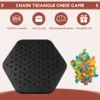 Chain Triangle Chess Game Triggle Rubber Band Game Educational Interactive Game Battle Set for Family Party Gifts 4