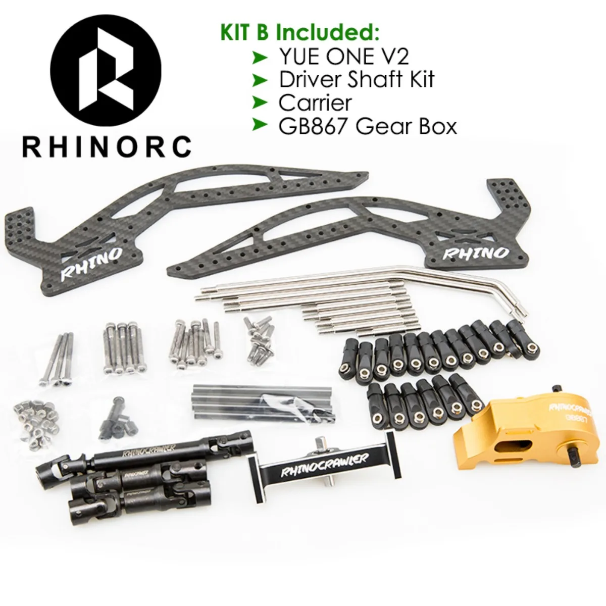 rhino crawler yue one v2 本体 Rhinorc-yue One V2 sportyクローラー車,ブラシレス,ホイール