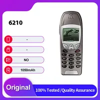 Original Unlocked 6210 Single Sim GSM 900/1800 1050mAh English Keyboard Made in Finland