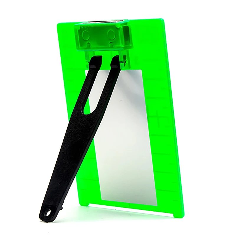 Plastic Lase Target Card Plate Inch For Green Red Lase Level For Line Lasers Reflective Magnetic Plate Laser Target 11.5cmx7.4cm,laser level