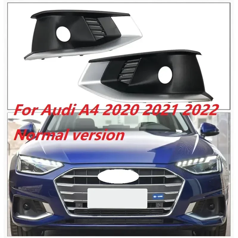 

Car Accessory Fog Light Cover Lamp Frame Grille Car Accessories For Audi A4 2020 2021 2022 Normal version