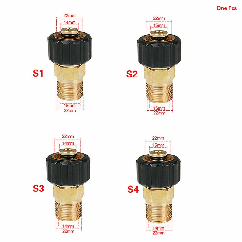 High Pressure Washer Adapter Foam Lance Adapter M22 * 14mm M22* 15mm