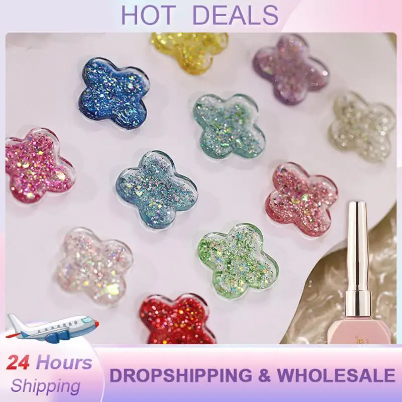 

Broken Sequin Glue Flashing Twelve Colors Anti-crumb Nail Gel Nail Art Essential Flash Film Adhesive Fine Texture
