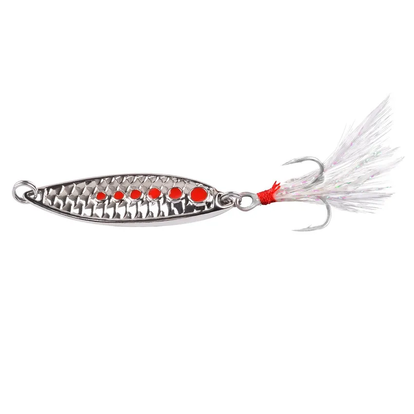 Spoon Lures, Fishing Lures Sequin Hard Metal For Saltwater 20g