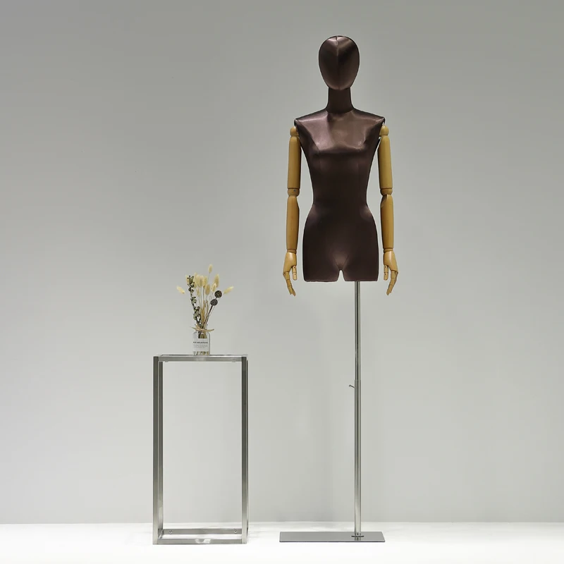 Mannequin Bust with Metal Stand, Female