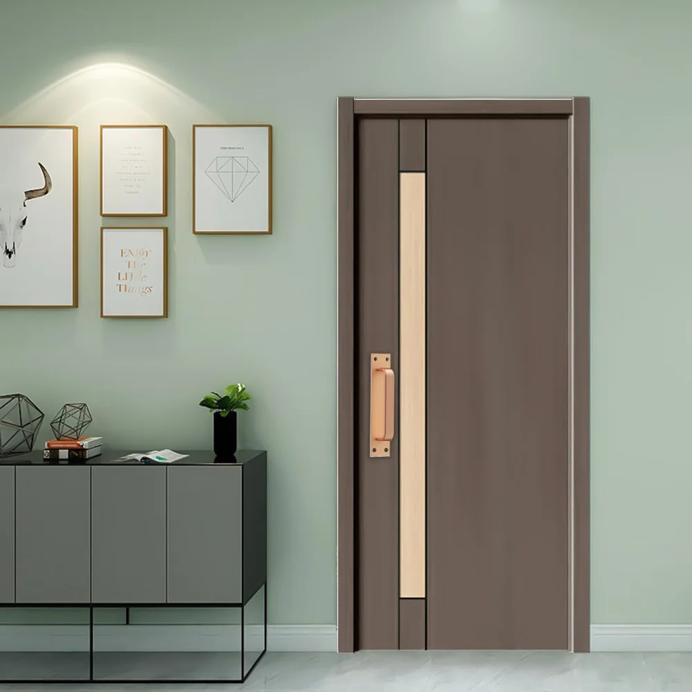 1pcs Door Handle Aluminum Alloy Window Cabinet Balcony Sliding Door Pull Punch-Free Pull Closet Furniture Hardware 200*40*30mm