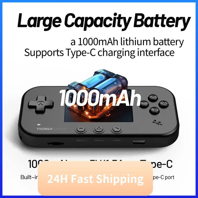 T30C New Trimui Smart Game Console For AMPOWN Matching 2.4Inch IPS Screen Open Source Retro Handheld Wifi Vs Handheld Game Conso