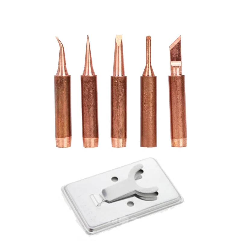 Pure Copper Lead-Free 900M-T-K Soldering Iron Tip Rework Station Tools 5pcs soldering iron kit,soldering iron set,electric soldering iron,soldering iron