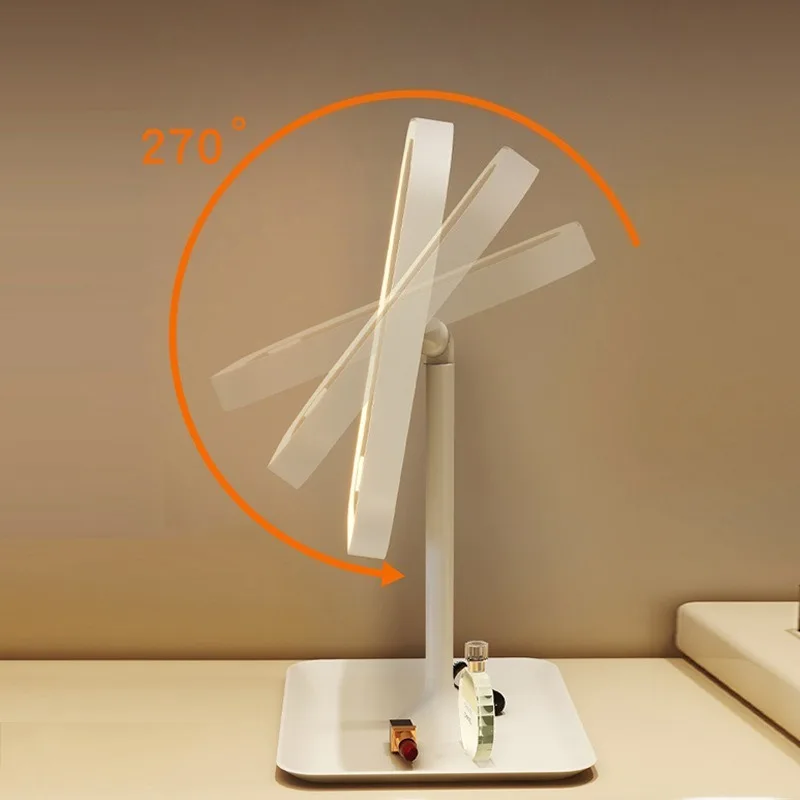 Professional LED Vanity Mirror with 3 Light Modes-Folding Stand&Touch Control,Portable Rechargeable Makeup Mirror for Travel