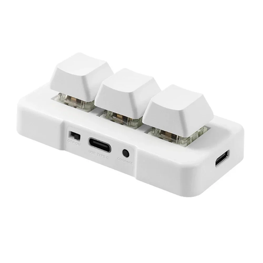 MK321BT 3-مفتاح لوحة المفاتيح الميكانيكية ثلاثة وض...