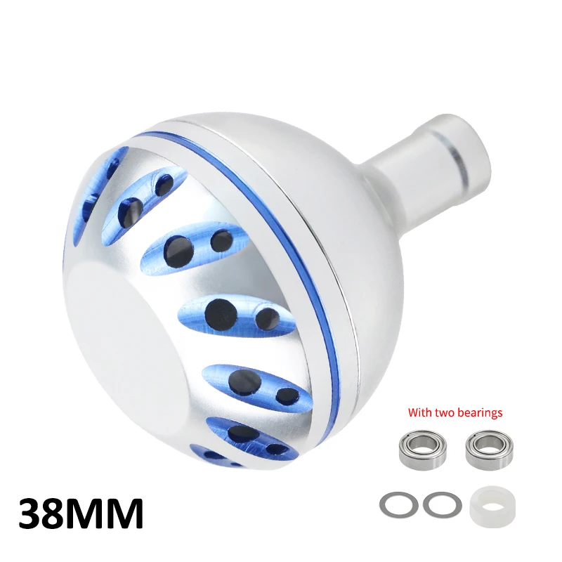 38MM Blue Silver