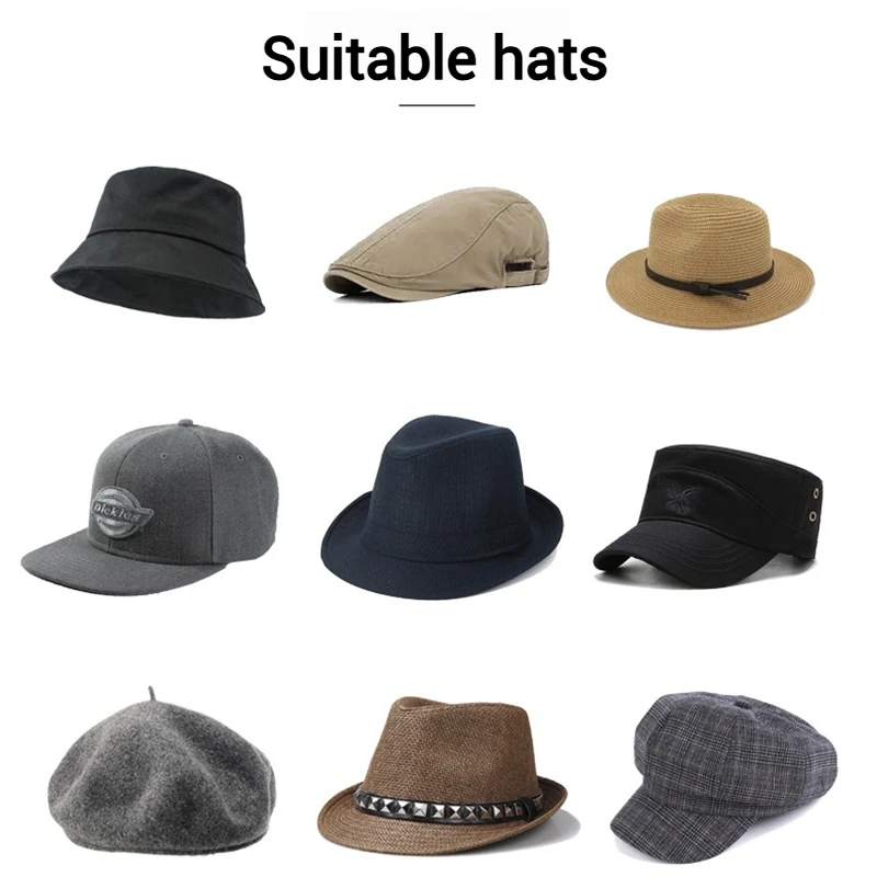 10/50pcs Summer Hat Pad Sweat Absorber Stickers Disposable Cotton Hat Sweat-absorbing Liner Pads Anti-dirt Sweat Hat Pad 패드
