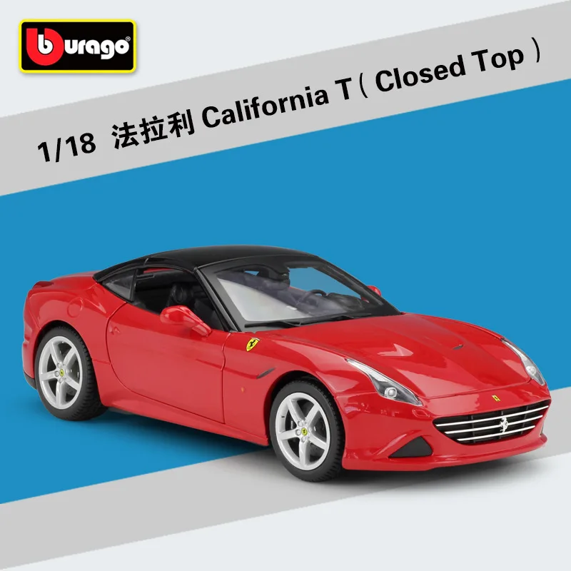 ミニカー Ferrari California e Michael 1/18 New Burago 1/18 For Ferrari California T Metal Diecast Car