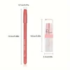 2pcs/set Glitter Star Lipstick & Lip Liner - Long-Lasting, Glossy, Waterproof - Perfect Valentines Day Gift or Music Festival 4