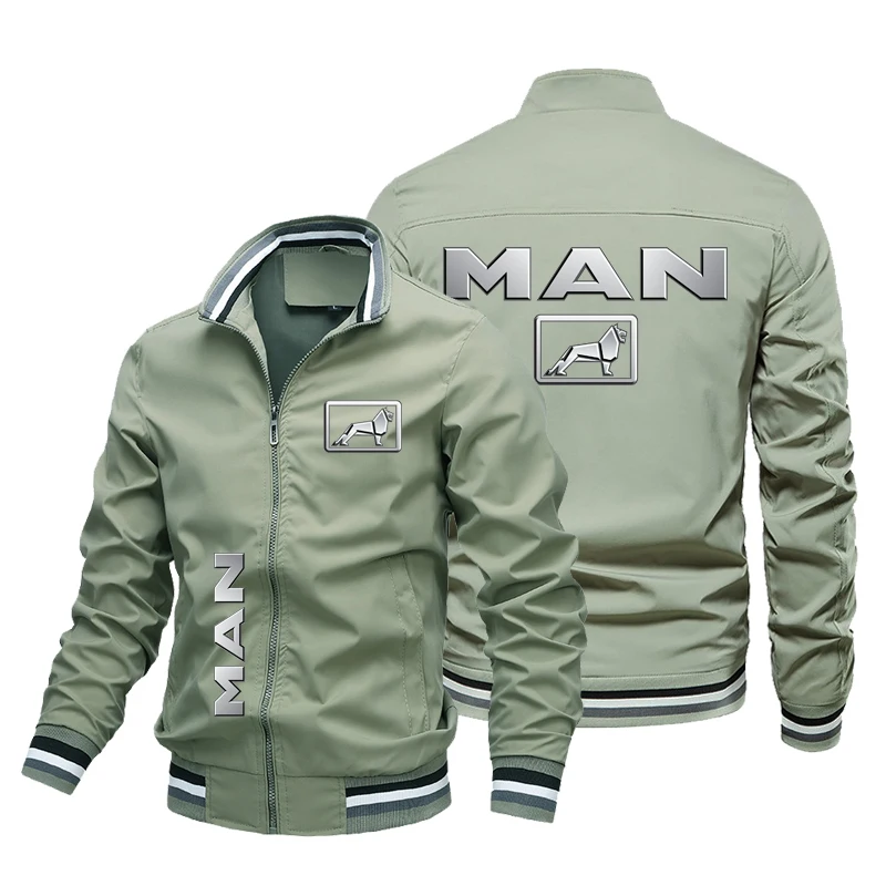 Fashion Men's MAN Truck Work Jacket Men's Bicycle Jacket Windbreaker Casual Sportswear Light Casual Clothing MAN