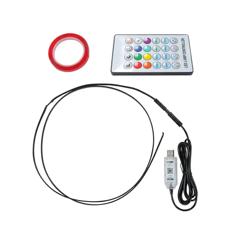 For BYD Song Plus LED 64 color ambient light on the center console Automotive interior modification