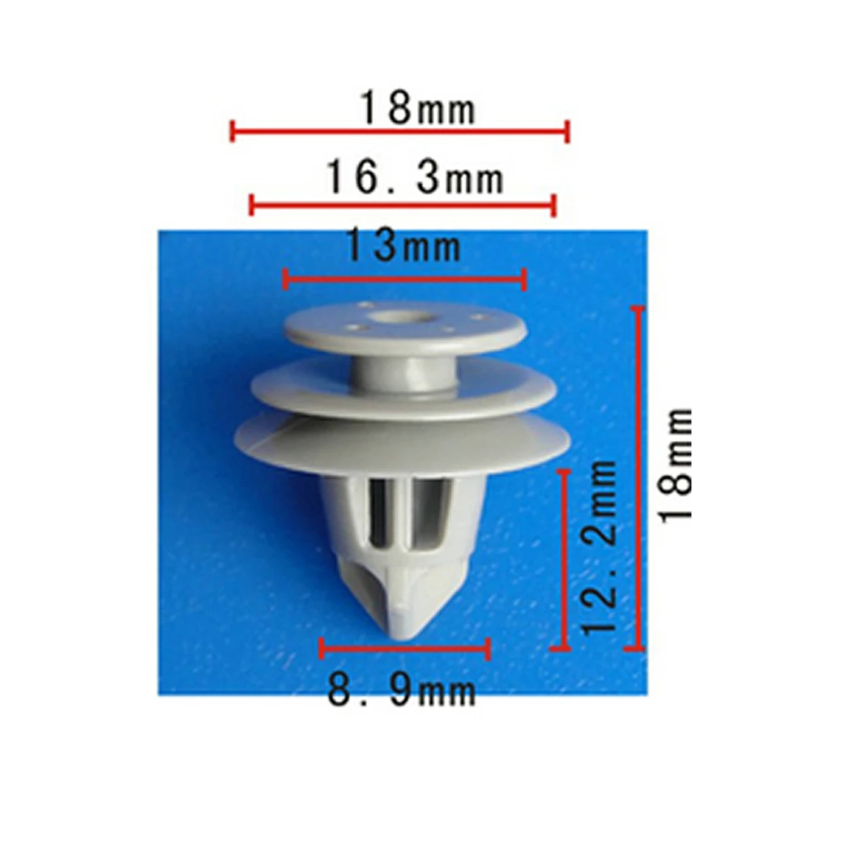 

10/50/100x OEM for Honda Acura On Universal Nylon Door Trim Panel Retainer Clip 18x12mm 91560-SLJ-J01 91560SLJJ01