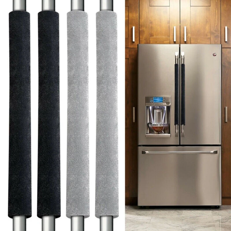 Description Picture 2 of itemRefrigerator Door Handle Cover Kitchen Appliance Decor Handles Antiskid Protector Gloves Fridge Oven Keep off Fingerprints