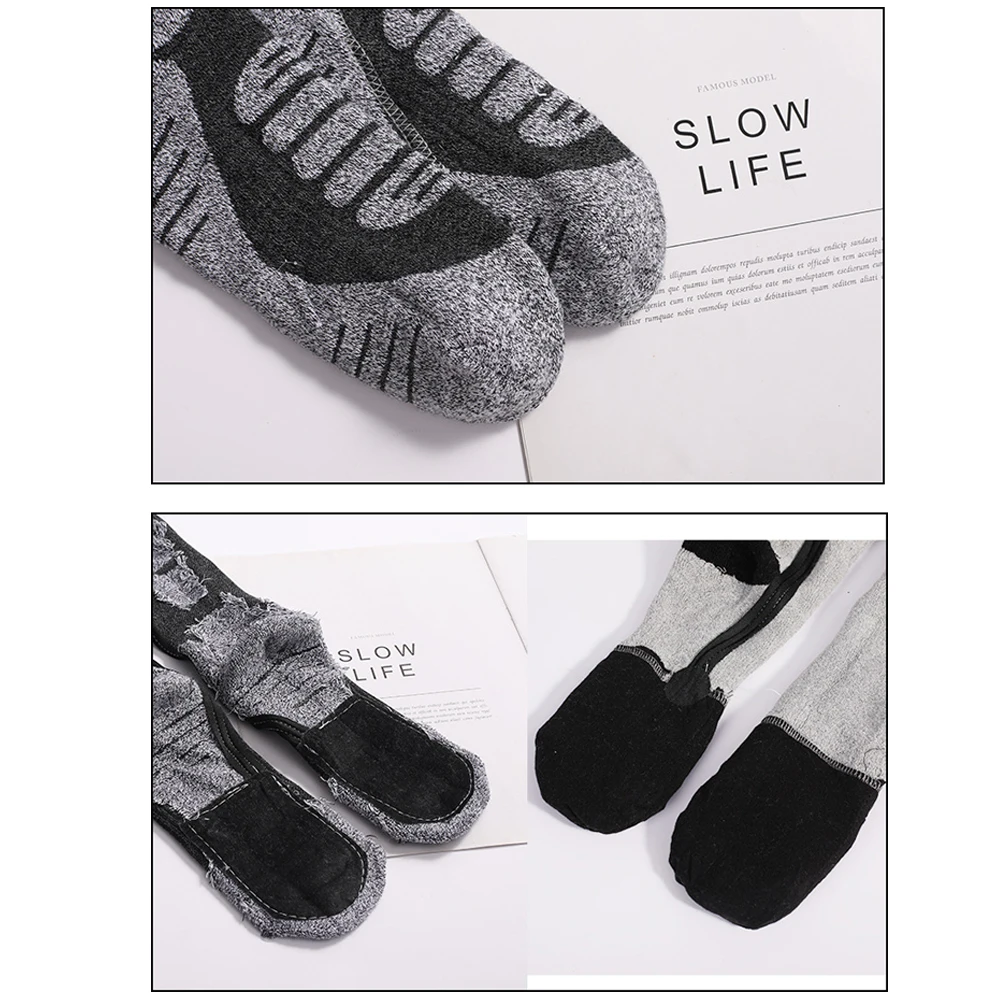 Electric Rechargeable Heating Socks Winter Outdoor Sport Heated Sock Foot Warmer Thermal Sock for Camping Skiing Without Battery