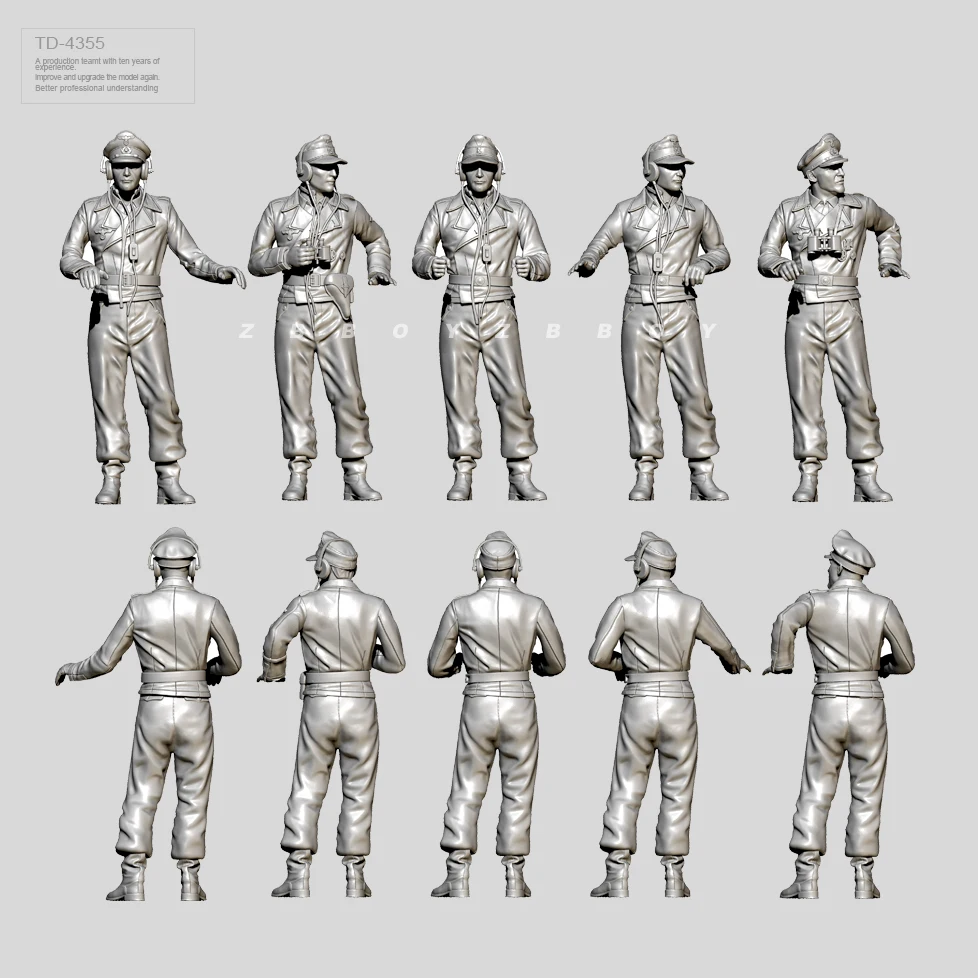 

Наборы моделей полимерных солдат 50 мм, бесцветные и самособранные (3D-печать) Строительные фигурки