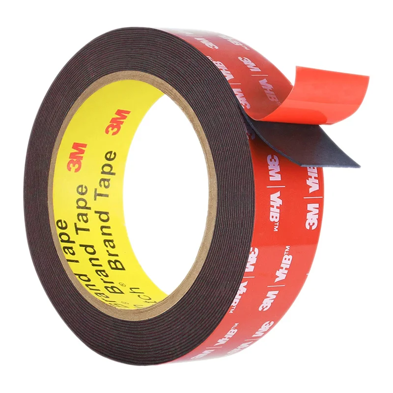 3M 5925 Double-Sided Tape Strong High Viscosity Automotive High-Temperature Resistant Black Thick Non-Trace Fixing Sticker