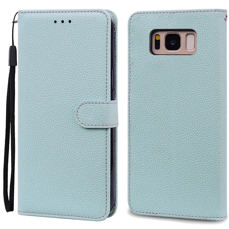 Luxurious Leather Wallet Flip Case for Samsung Galaxy S8 Plus