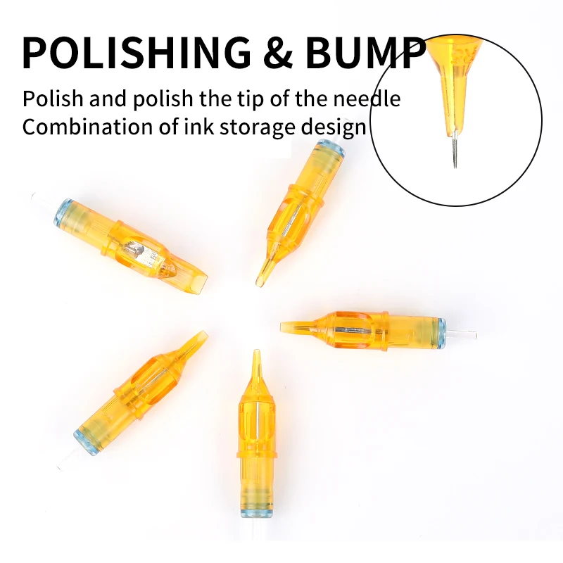 20PCS YILONG Cartridge Tattoo Needles RL Tattoo Needles Permanent Make-Up Tattoo Tool for Cartridge Tattoo Machine Pen 5