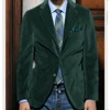 Men's Velvet Jacket Single-breasted Jackets Man Fashionable and Slim Design Elegant Comfortable Commuting Business Work Wear 2