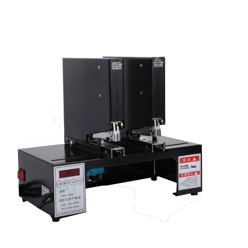

YC1595-02 Double-Head Pneumatic Mechanical Stapler 180 Times/Minute Stapler 220v/8w Elevator Blister Carton Stapler