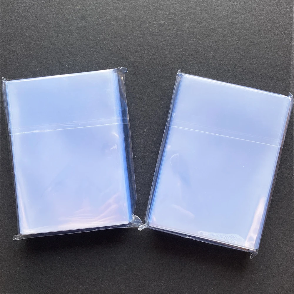 1000 PCS/LOT Acid Free YGO Transparent Perfect Fit Cards Sleeves Perfect Size Cover for Yu-Gi-Oh Protector 60x87mm sharkbang korean kawaii korean cat paw id card holder rope bus bank cards cover protector soft case keychain school stationery