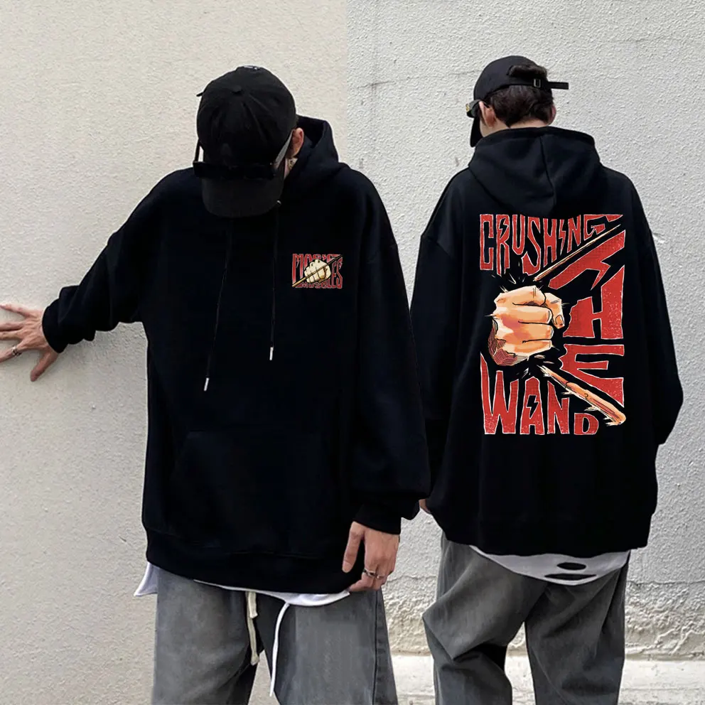 

Japanese New Anime Mashle: Magic and Muscles Mash Burnedead Print Hoodie Men Oversized Streetwear Male Manga Fashion Sweatshirt