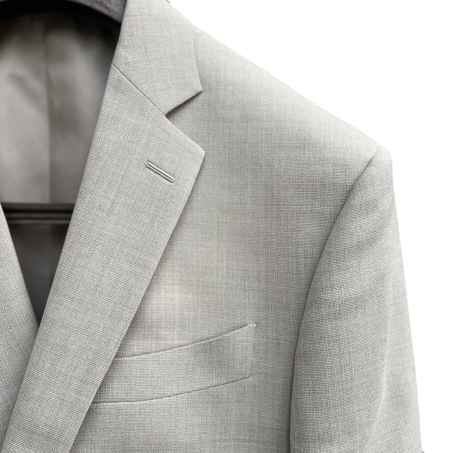 2025 Luxury Summer Breathable Leno Weave 100% Wool Suit Jackets Custom Made Blazers For Men Mens Blazer Jacket Fashion Stylish