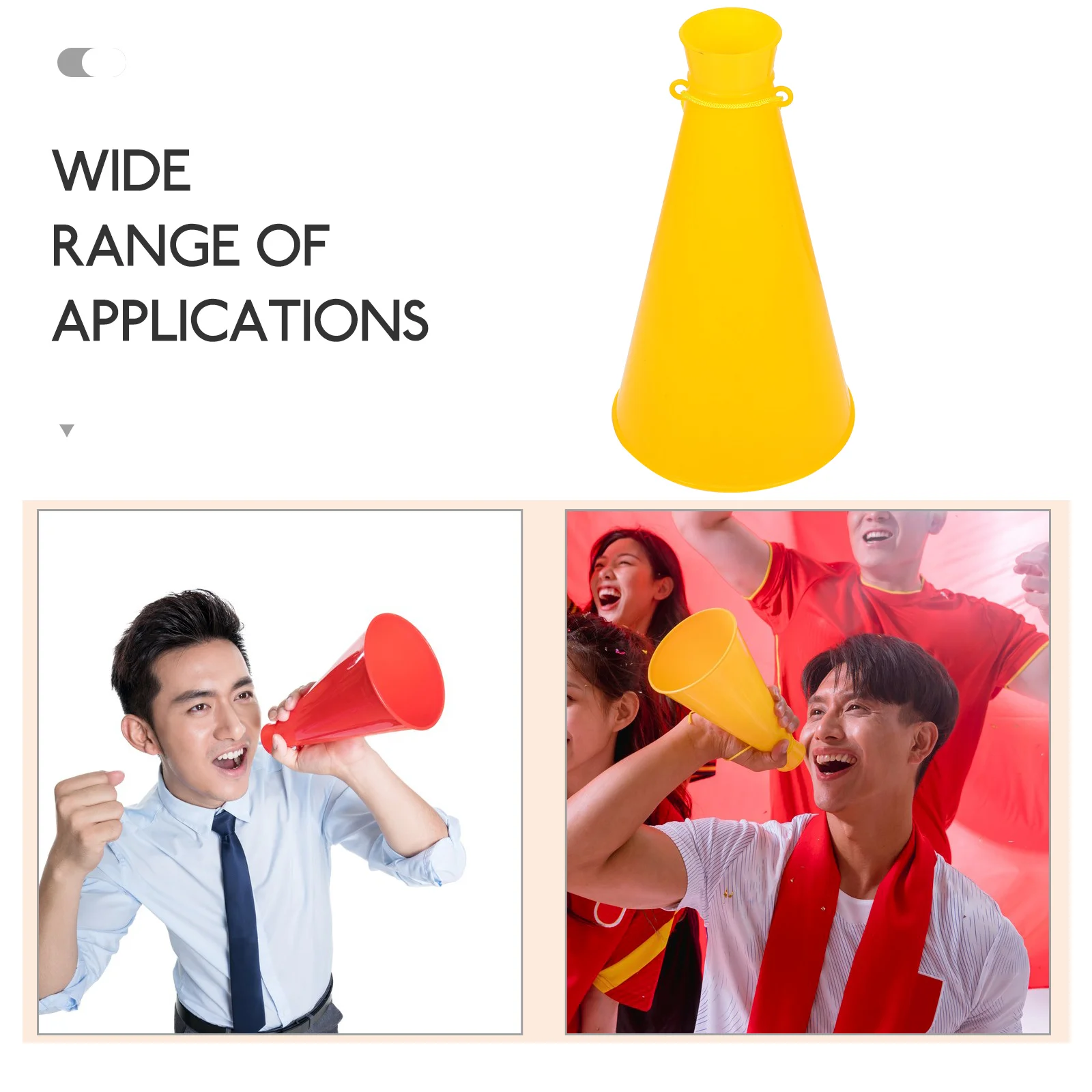 Cheering Horn Mini Speaker Trumpet Toy Megaphones Playthings Portable Prop Plastic Toys Toddler