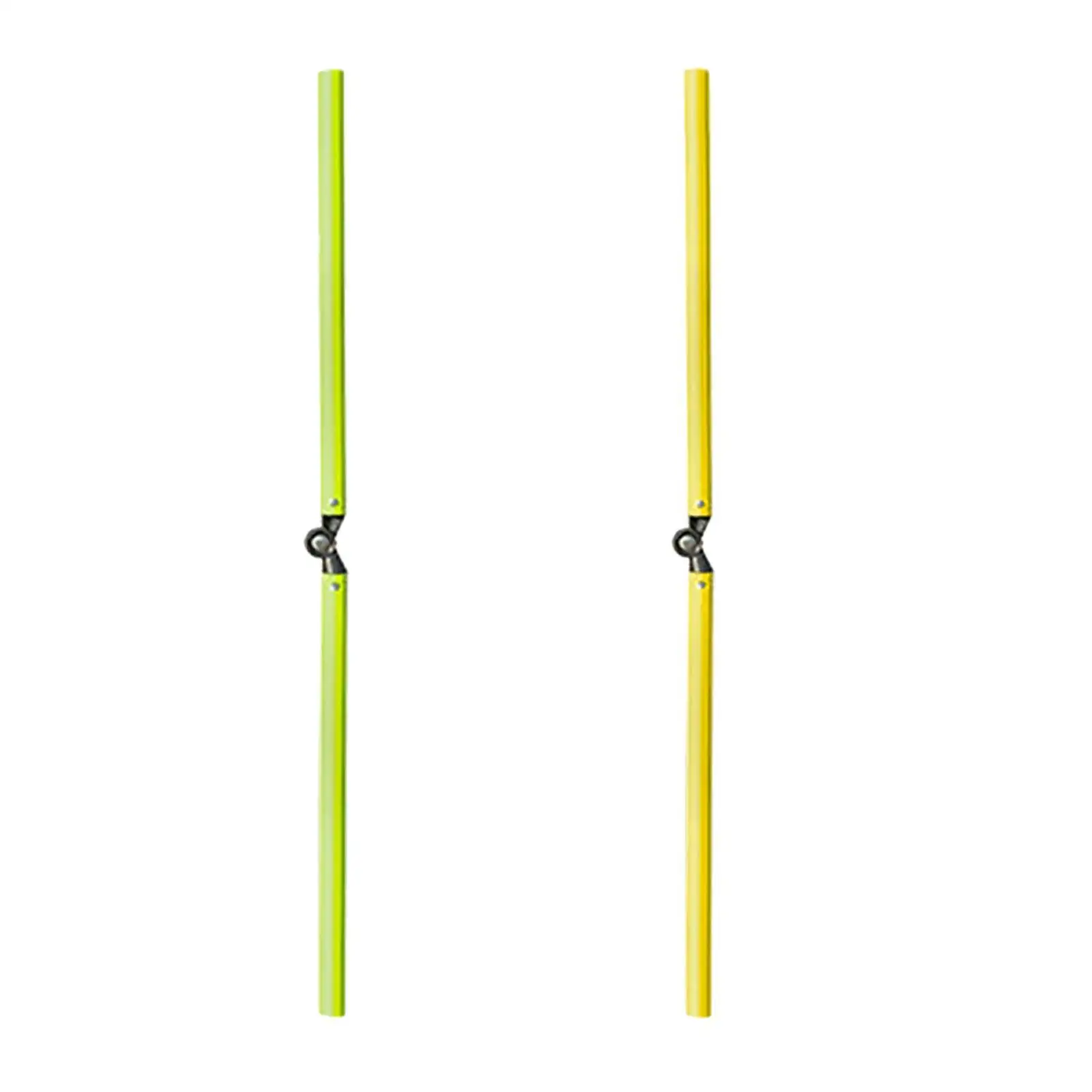 Soccer Agility Training Pole Obstacle Bar Bright Color Soccer Training Equipment for Sports Basketball Athletics Football Soccer
