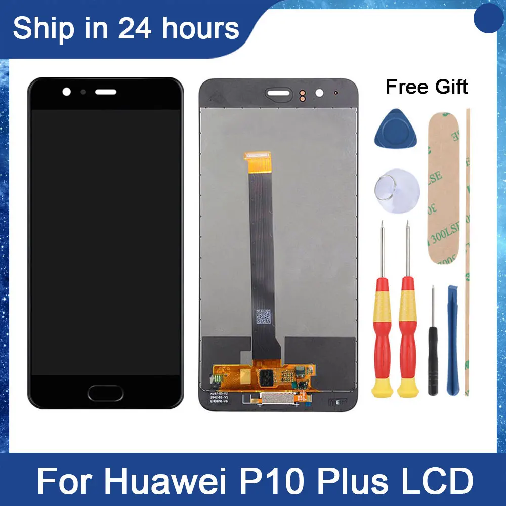 

AiNiCole 5.5'' For Huawei P10 Plus LCD Display Touch Screen Digitizer Assembly P10Plus VKY-L29 VKY-L09 LCD Screen Replacement