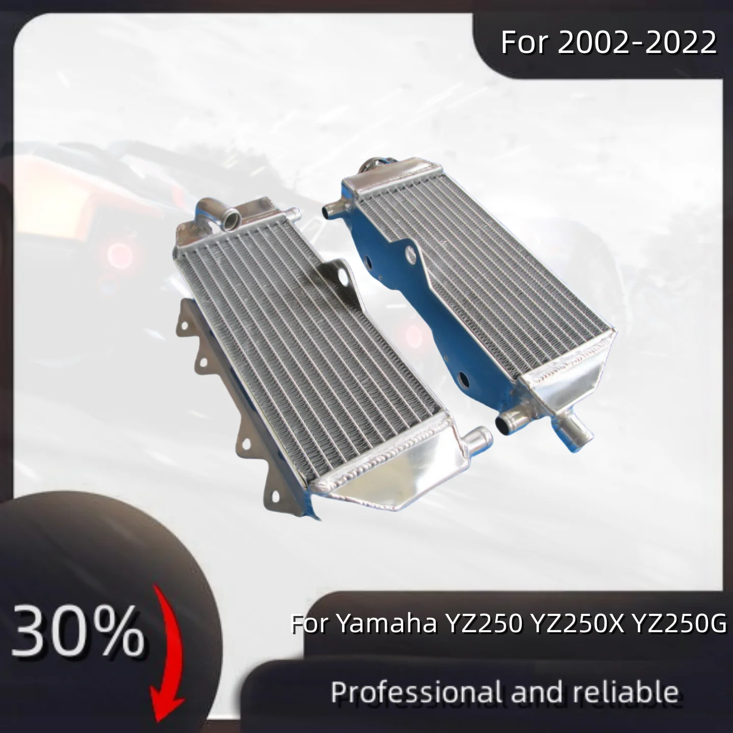 

Для 2002-2022 Yamaha YZ250 YZ250X YZ250G YZ 250 X G алюминиевый радиатор охлаждения охлаждающей жидкости 2002 2003 2004 2005 2006 2007 2008
