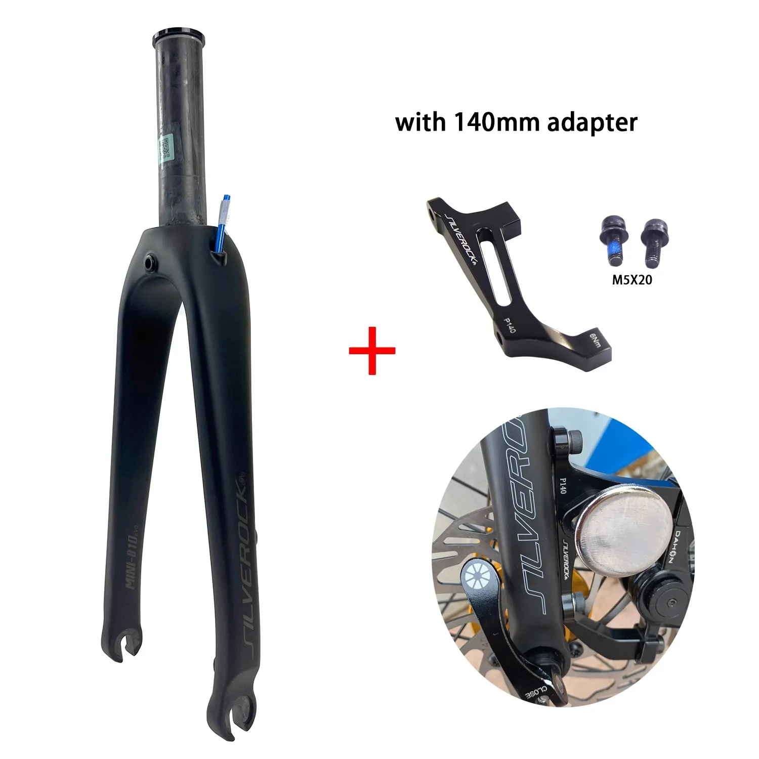 シルバロック カーボンフォーク EVO 16インチ 349 355 フラット