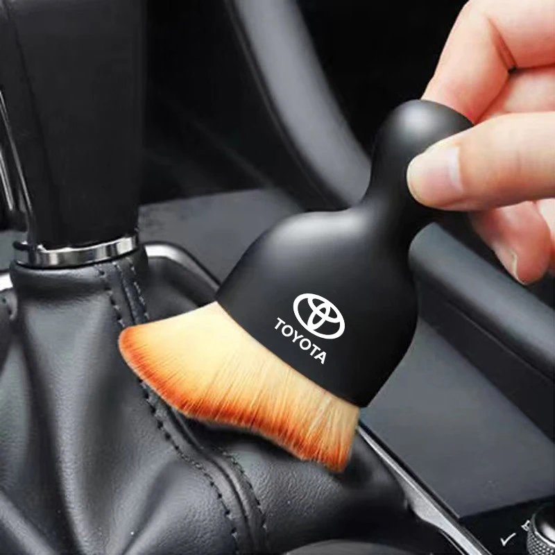 Car Cleaning Brush Soft Tool Dust Remover Suede Wash Towel For Toyota Corolla Prius Yaris Rav4 CHR Aygo