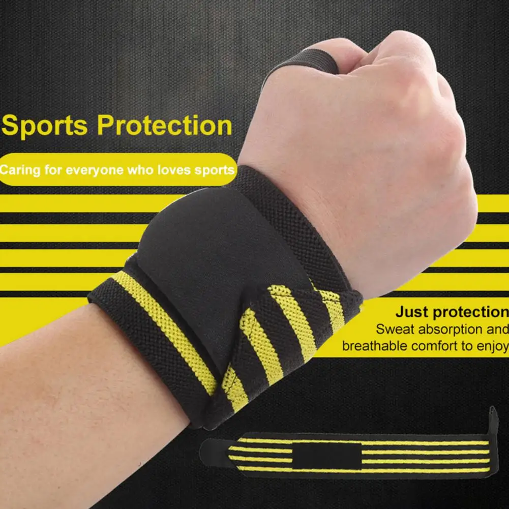 

Strap Wristband 1 Pc Comfortable Compression Impact Resistant Weight Lifting Wrist Brace Strap Sports Wear